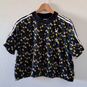 Adidas Floral Cropped Top